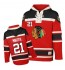 NHL Stan Mikita Chicago Blackhawks Old Time Hockey Premier Sawyer Hooded Sweatshirt Jersey - Red