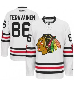 NHL Teuvo Teravainen Chicago Blackhawks Youth Authentic 2015 Winter Classic Reebok Jersey - White