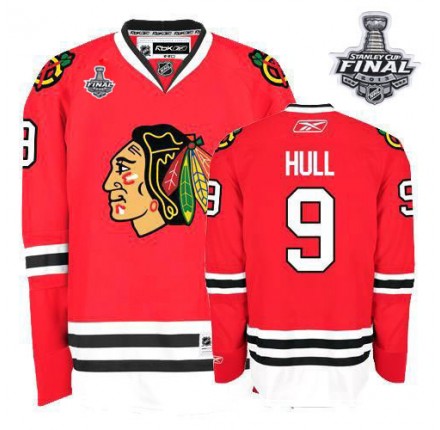 NHL Bobby Hull Chicago Blackhawks Authentic Home Stanley Cup Finals Reebok Jersey - Red