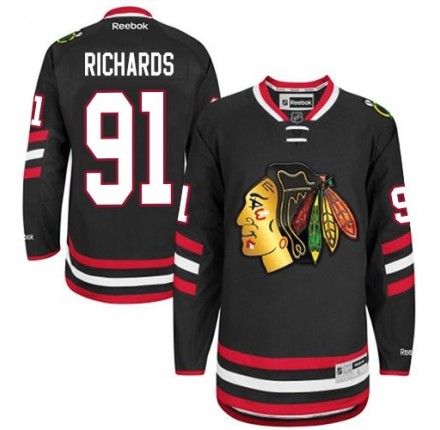 NHL Brad Richards Chicago Blackhawks Authentic 2014 Stadium Series Reebok Jersey - Black
