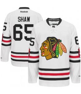 NHL Andrew Shaw Chicago Blackhawks Youth Authentic 2015 Winter Classic Reebok Jersey - White