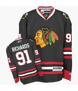 NHL Brad Richards Chicago Blackhawks Premier Third Reebok Jersey - Black