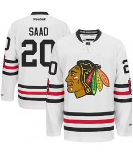 NHL Brandon Saad Chicago Blackhawks Authentic 2015 Winter Classic Reebok Jersey - White