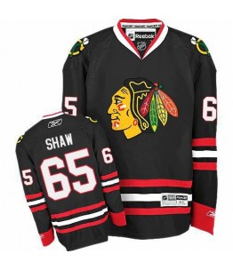 NHL Andrew Shaw Chicago Blackhawks Premier Third Reebok Jersey - Black