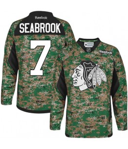 NHL Brent Seabrook Chicago Blackhawks Premier Veterans Day Practice Reebok Jersey - Camo
