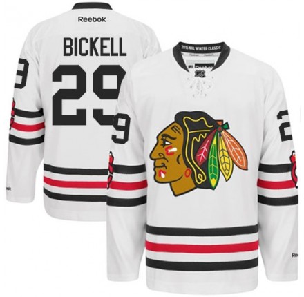 NHL Bryan Bickell Chicago Blackhawks Youth Premier 2015 Winter Classic Reebok Jersey - White