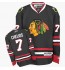 NHL Chris Chelios Chicago Blackhawks Authentic Third Reebok Jersey - Black