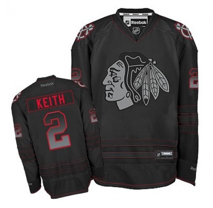 NHL Duncan Keith Chicago Blackhawks Premier Accelerator Reebok Jersey - Black