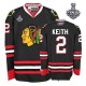 NHL Duncan Keith Chicago Blackhawks Premier Third Stanley Cup Finals Reebok Jersey - Black
