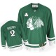 NHL Duncan Keith Chicago Blackhawks Authentic St Patty's Day Reebok Jersey - Green