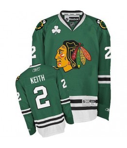 NHL Duncan Keith Chicago Blackhawks Premier Reebok Jersey - Green