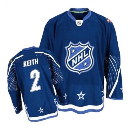 NHL Duncan Keith Chicago Blackhawks Authentic 2011 All Star Reebok Jersey - Navy Blue