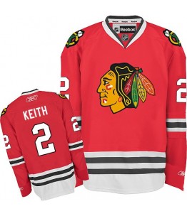 NHL Duncan Keith Chicago Blackhawks Youth Premier Home Reebok Jersey - Red