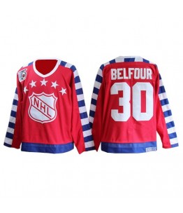 NHL ED Belfour Chicago Blackhawks Premier 75TH All Star Throwback CCM Jersey - Red
