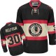 NHL ED Belfour Chicago Blackhawks Premier New Third Reebok Jersey - Black