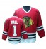 NHL Glenn Hall Chicago Blackhawks Authentic Throwback CCM Jersey - Red
