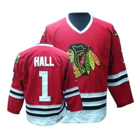 NHL Glenn Hall Chicago Blackhawks Premier Throwback CCM Jersey - Red