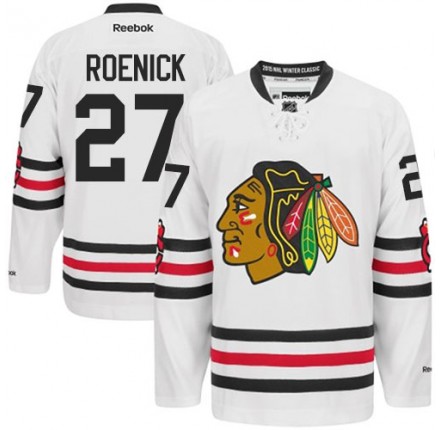 NHL Jeremy Roenick Chicago Blackhawks Authentic 2015 Winter Classic Reebok Jersey - White
