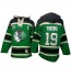 NHL Jonathan Toews Chicago Blackhawks Old Time Hockey Authentic Sawyer Hooded Sweatshirt Jersey - Green
