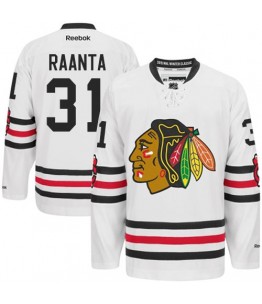 NHL Antti Raanta Chicago Blackhawks Premier 2015 Winter Classic Reebok Jersey - White