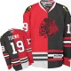 NHL Jonathan Toews Chicago Blackhawks Premier Red Skull Split Fashion Reebok Jersey - Red/Black