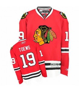 NHL Jonathan Toews Chicago Blackhawks Youth Authentic Home Reebok Jersey - Red