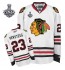 NHL Kris Versteeg Chicago Blackhawks Premier Away Stanley Cup Finals Reebok Jersey - White