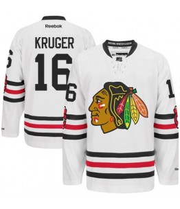 NHL Marcus Kruger Chicago Blackhawks Premier 2015 Winter Classic Reebok Jersey - White