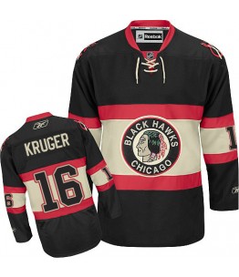 NHL Marcus Kruger Chicago Blackhawks Premier New Third Reebok Jersey - Black