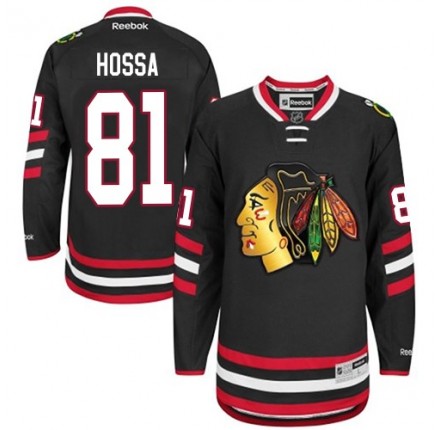 NHL Marian Hossa Chicago Blackhawks Authentic 2014 Stadium Series Reebok Jersey - Black
