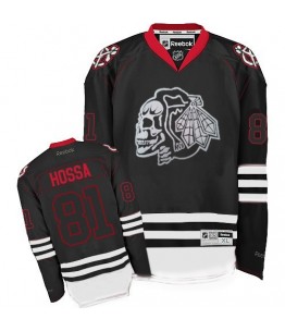 NHL Marian Hossa Chicago Blackhawks Premier Reebok Jersey - Black Ice