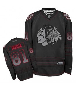 NHL Marian Hossa Chicago Blackhawks Premier Accelerator Reebok Jersey - Black