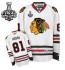 NHL Marian Hossa Chicago Blackhawks Authentic Away Stanley Cup Finals Reebok Jersey - White