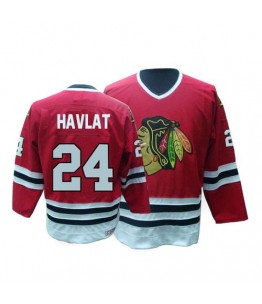 NHL Martin Havlat Chicago Blackhawks Authentic Throwback CCM Jersey - Red