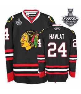 NHL Martin Havlat Chicago Blackhawks Authentic Third Stanley Cup Finals Reebok Jersey - Black