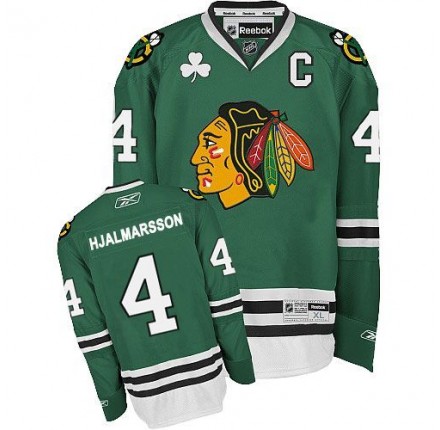 NHL Niklas Hjalmarsson Chicago Blackhawks Premier Reebok Jersey - Green