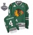 NHL Niklas Hjalmarsson Chicago Blackhawks Premier Stanley Cup Finals Reebok Jersey - Green