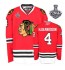 NHL Niklas Hjalmarsson Chicago Blackhawks Authentic Home Stanley Cup Finals Reebok Jersey - Red