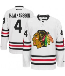 NHL Niklas Hjalmarsson Chicago Blackhawks Authentic 2015 Winter Classic Reebok Jersey - White