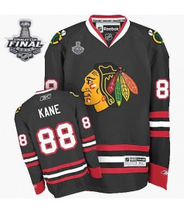 NHL Patrick Kane Chicago Blackhawks Authentic Third Stanley Cup Finals Reebok Jersey - Black