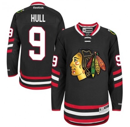 NHL Bobby Hull Chicago Blackhawks Authentic 2014 Stadium Series Reebok Jersey - Black