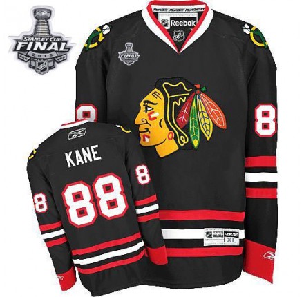 NHL Patrick Kane Chicago Blackhawks Premier Third Stanley Cup Finals Reebok Jersey - Black