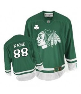 NHL Patrick Kane Chicago Blackhawks Authentic St Patty's Day Reebok Jersey - Green