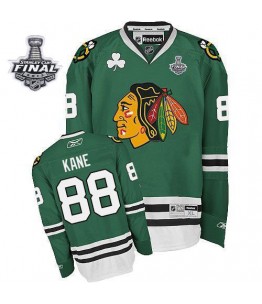 NHL Patrick Kane Chicago Blackhawks Authentic Stanley Cup Finals Reebok Jersey - Green
