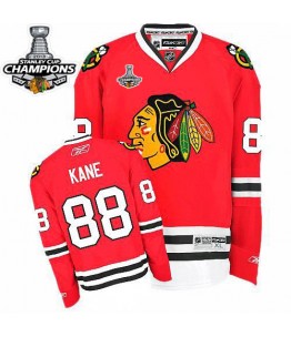 NHL Patrick Kane Chicago Blackhawks Premier 2013 Stanley Cup Champions Reebok Jersey - Red