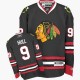 NHL Bobby Hull Chicago Blackhawks Authentic Third Reebok Jersey - Black