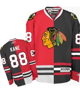 NHL Patrick Kane Chicago Blackhawks Premier Split Fashion Reebok Jersey - Red/Black