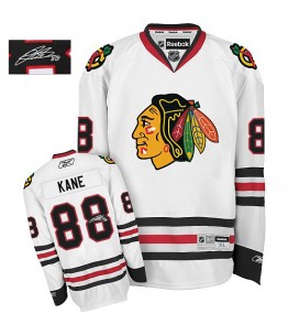 NHL Patrick Kane Chicago Blackhawks Authentic Away Autographed Reebok Jersey - White