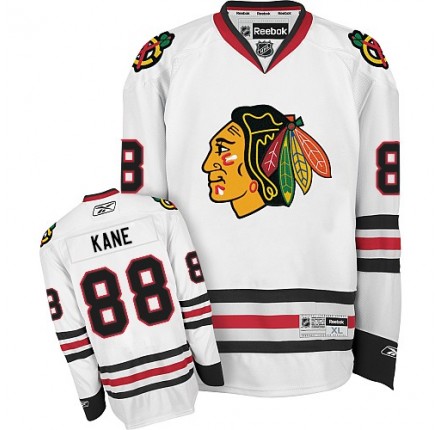 NHL Patrick Kane Chicago Blackhawks Authentic Away Reebok Jersey - White