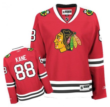 NHL Patrick Kane Chicago Blackhawks Women's Authentic Home Reebok Jersey - Red